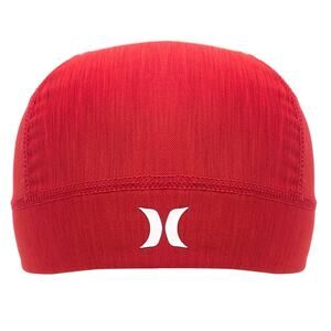 Hurley Skully Running Beanie Men's Skull Cap Red One Size New